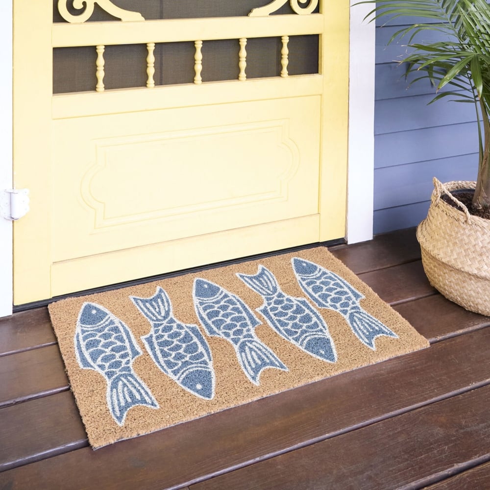 Fish Coastal 18" x 30" Doormat - 18" x 30"