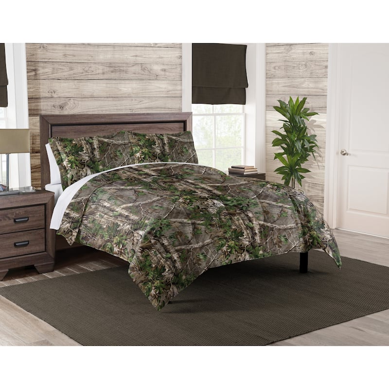 Realtree Extra Green Camo Comforter Set King