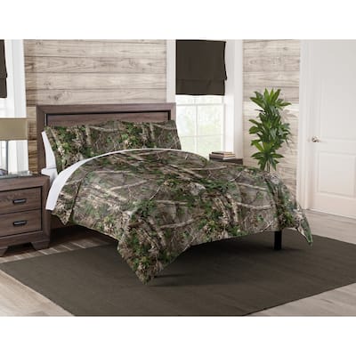 Realtree Extra Green Camo Comforter Set King