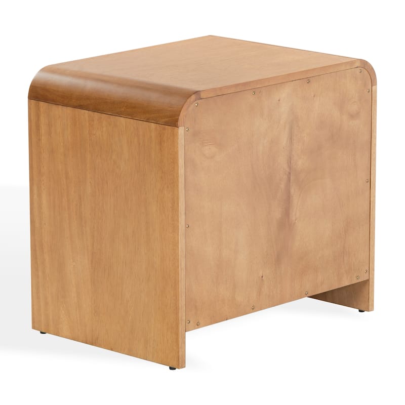 SAFAVIEH Couture Vitale Reeded Wood Nightstand