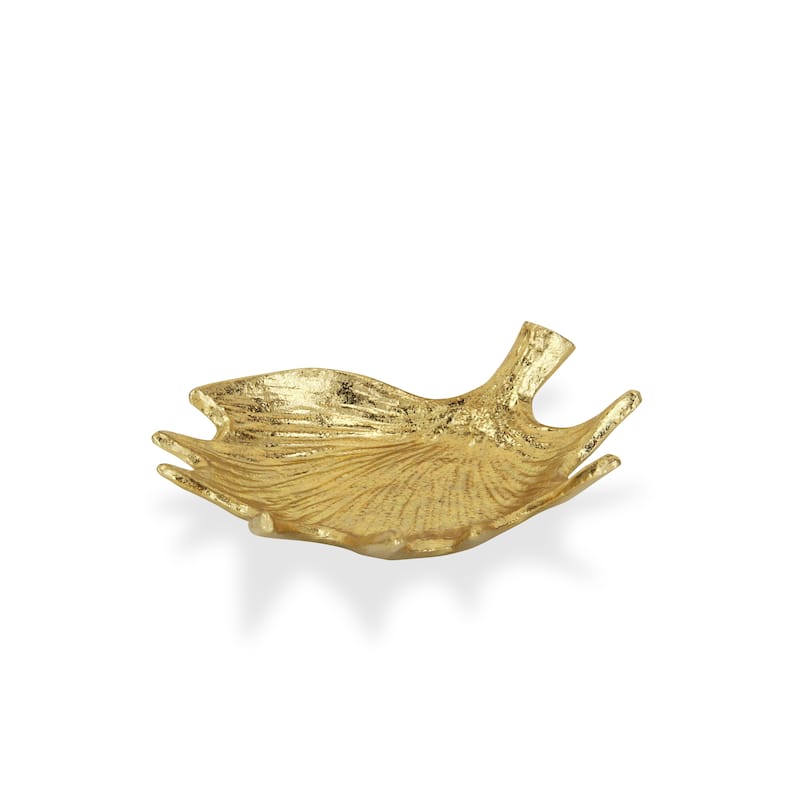 Gold Cast Iron Antler Table Decor