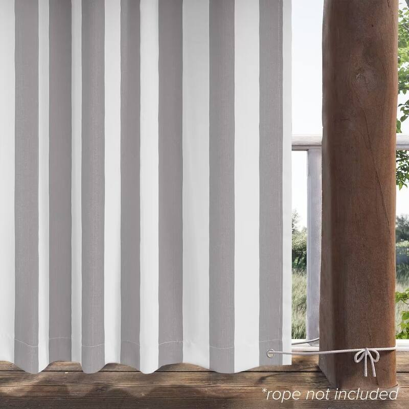 Stripe Outdoor UV Protected Privacy Tab Top Panel