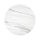 preview thumbnail 5 of 3, Engineering Marble End Table with Pedestal Base in White