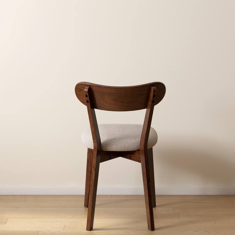 Mid Century Style Solid Wood Frame Dining Chair
