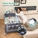 preview thumbnail 39 of 38, Babyjoy 3 in 1 Baby Playard Portable Infant Nursery Center w/ Zippered - See Details