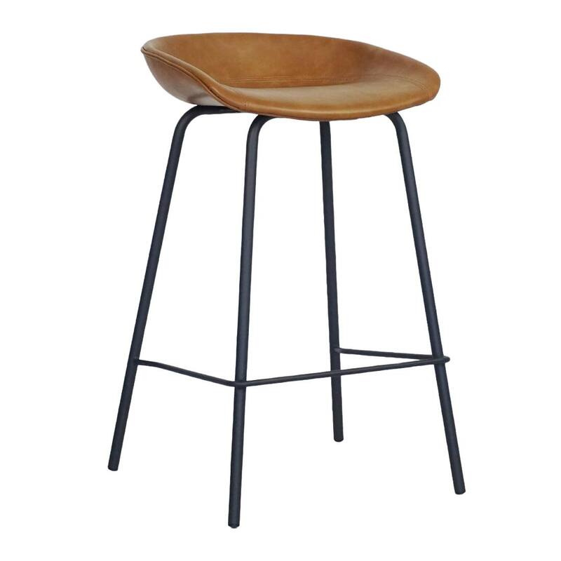 (Set of 2) Mitch Bucket Seat Counter Stool (26-inch)