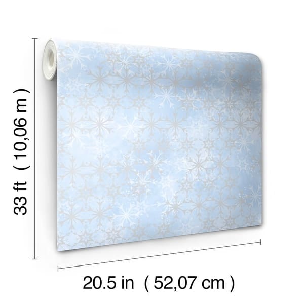 Disney Frozen 2 Snowflake Blue Wallpaper