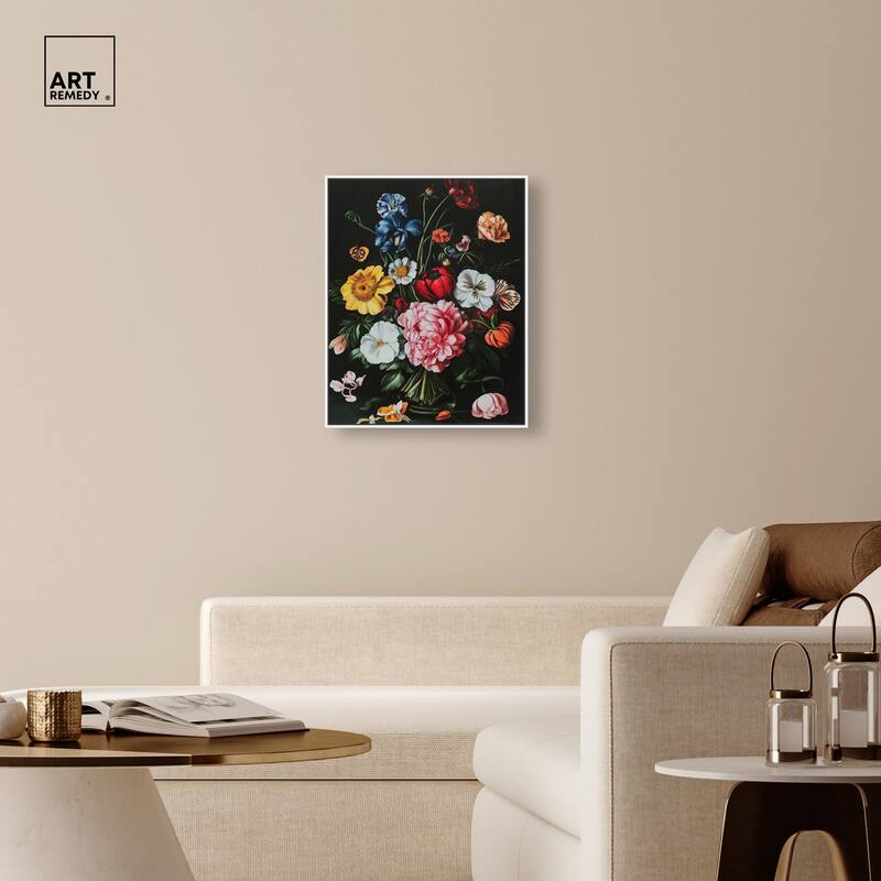 Violet Vignette I Canvas by Art Remedy