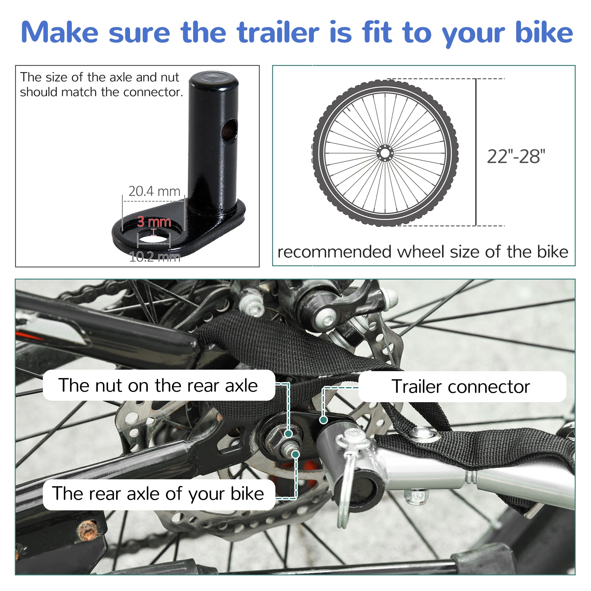 Child bike trailer connector cheap