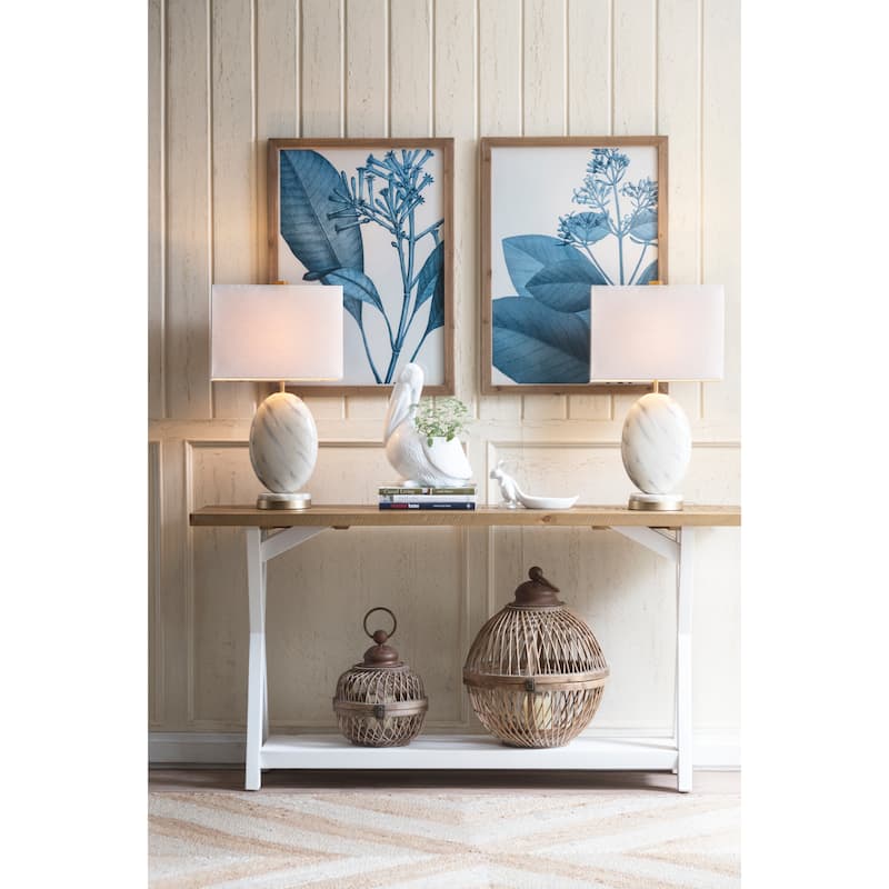 Wood Framed Botanical Wall Décor (Set of 4 Designs)