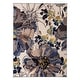 preview thumbnail 44 of 56, World Rug Gallery Modern Bright Flowers Non-Slip Area Rug Multi
