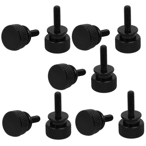 Computer PC Case Fully Threaded Knurled Thumb Screws M3.5x12mm 10pcs ...
