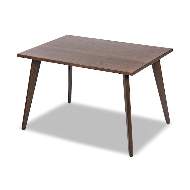 Jennifer Taylor Home Capri Solid Red Oak Wood Extendable Leaf Dining Table
