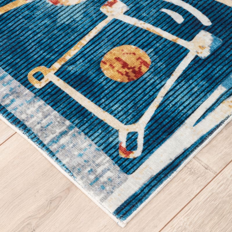 Katie Merz SPORTSGLYPHS Baseball Area Rug