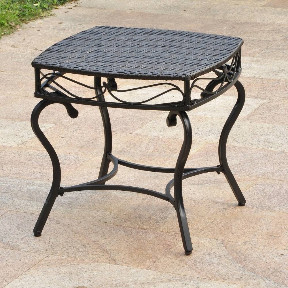Valencia Resin Wicker Outdoor Side Table