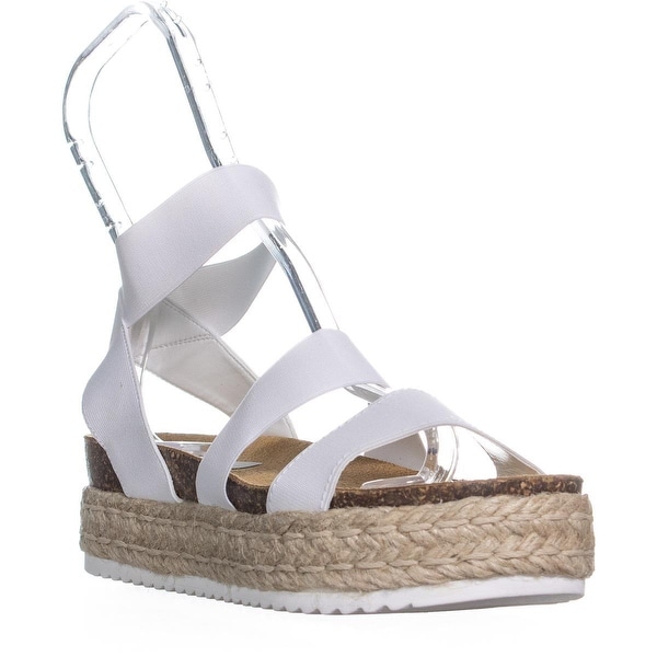 steve madden kimmie sandals white