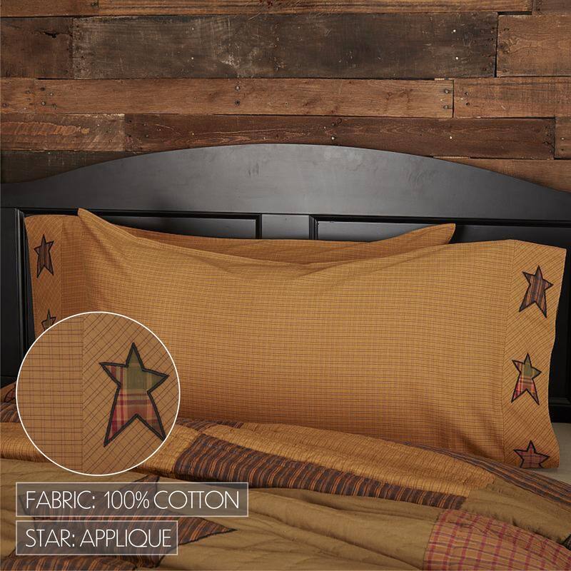 Stratton Pillow Case with Applique Star Set