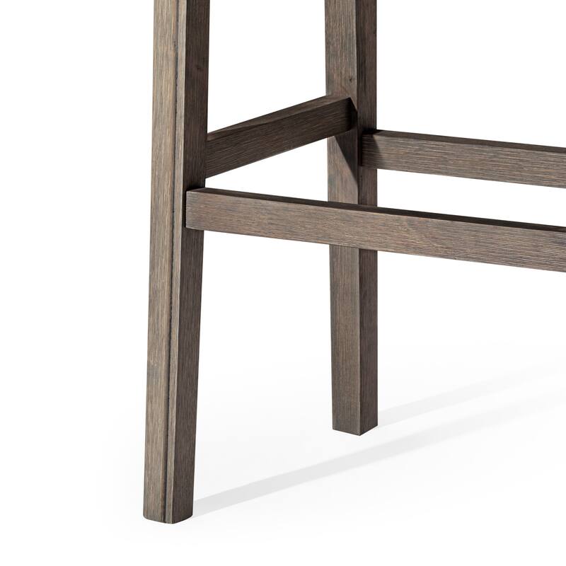 Maven Lane 31" Adrien Saddle Kitchen Bar Height Stool - N/A