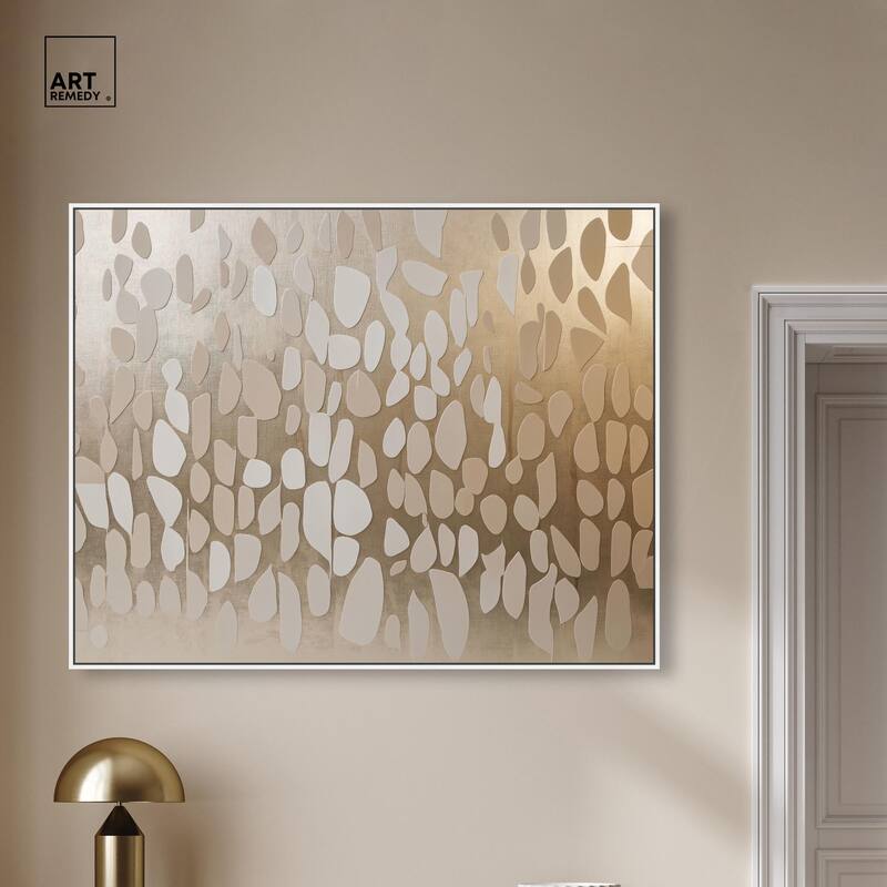 Glimmering Cascade Canvas by Art Remedy