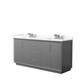 Option Dark Gray, Nickel Trim, Giotto Quartz Top