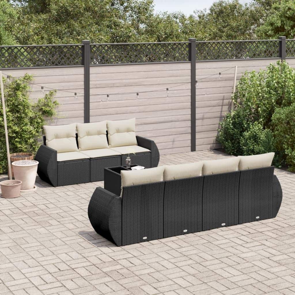 vidaXL Garden Sofa Set - 21.7 x 21.7 x 14.6