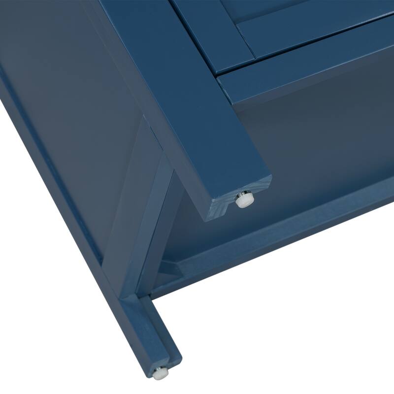 4-Door Storage Sideboard Pantry Cabinet with Adjustable Shelves, Console Cabinet Cupboard Accent Cabinet with Handles