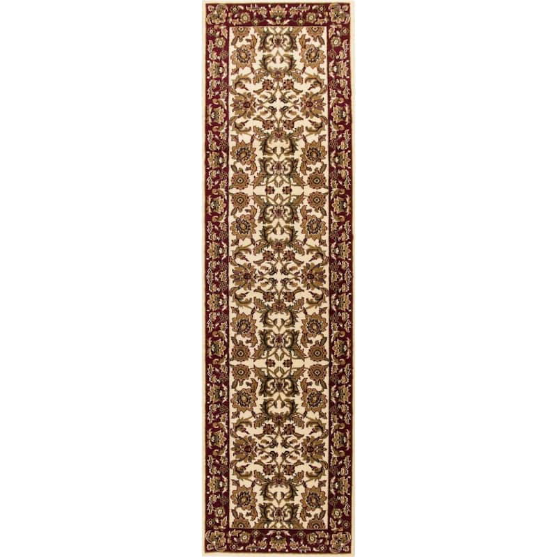 Copper Grove Veit Ivory/Red Classic Traditional Area Rug