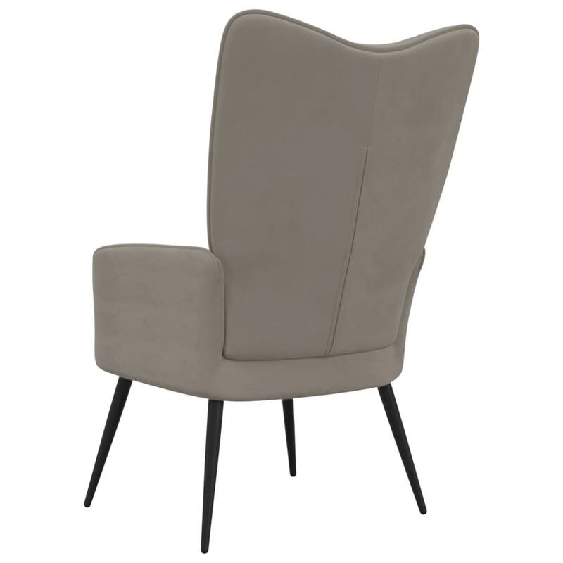 vidaXL Relaxing Chair multi colors Velvet