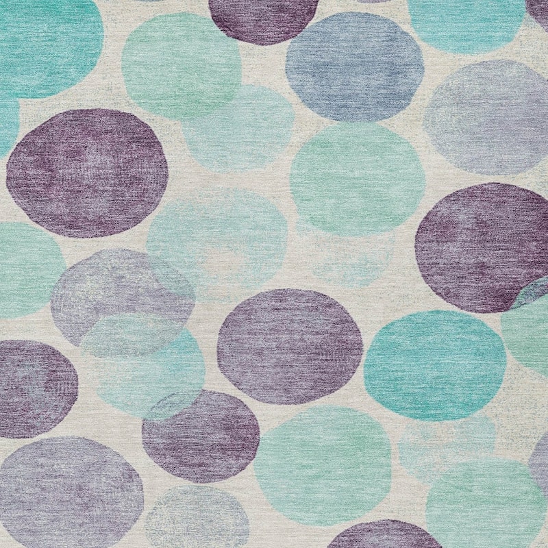 HomeRoots Geometric Transitional Rectangle Outdoor Rug