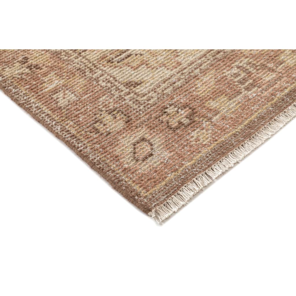 Terra by Obeetee Palace Triple Diamond Bisque Rug