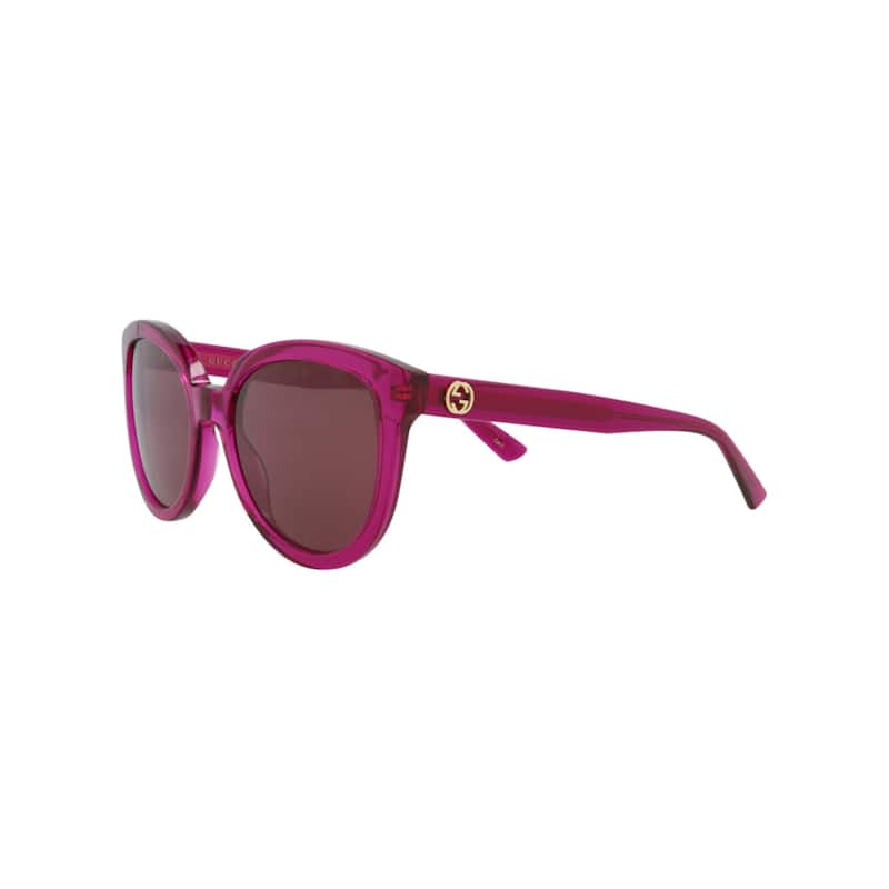 Gucci Round-Frame Recycled Acetate Sunglasses