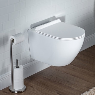 Casta Diva Wall Hung Toilet Bowl, Wall Mounted Toilet (Seat Included ...