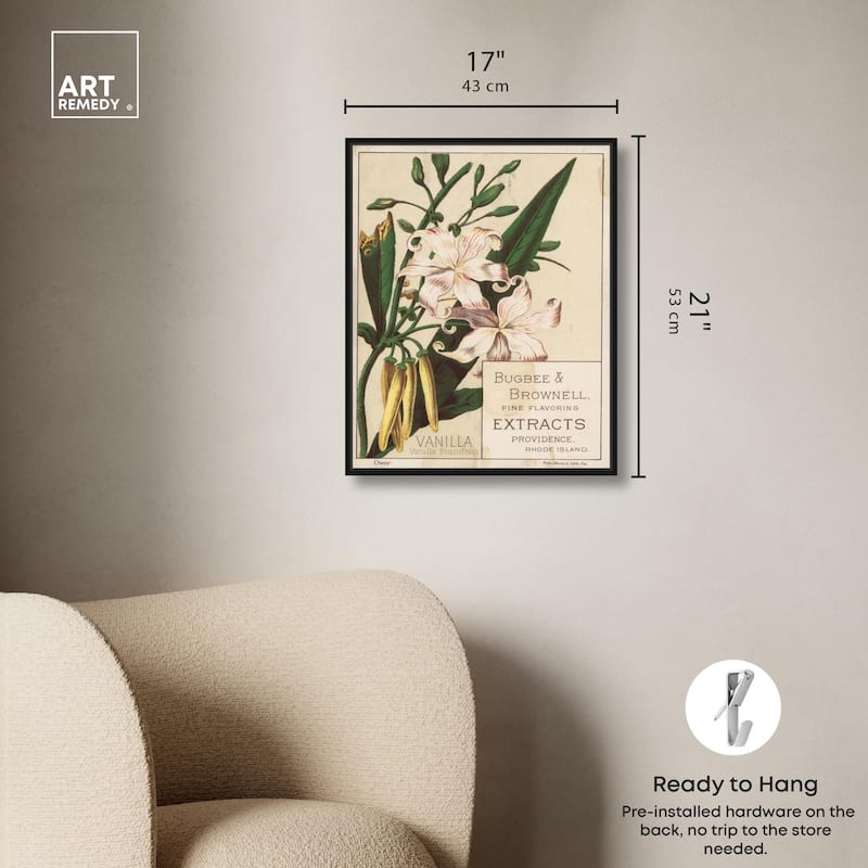 Vanilla Planifolia Canvas by Art Remedy