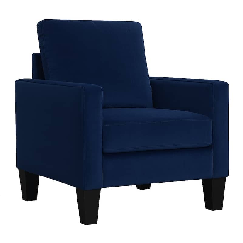 Ally Polyester Mid-Century Arm Chair