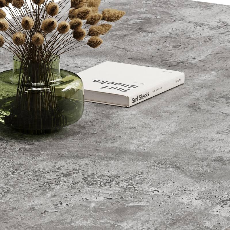 GDFStudio - Kavon Modern Minimalist Wooden Dining Table with Sturdy Metal Frame & Spacious Rectangular Top