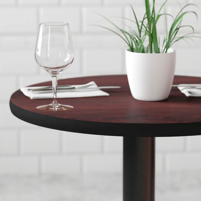 24'' Round Table Top with Reversible Laminate Top