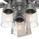 preview thumbnail 19 of 32, Hunter 52" Hartland Low Profile Ceiling Fan with LED Light and Pull Chain - Farmhouse, Rustic Transitional