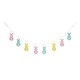 preview thumbnail 12 of 22, Glitzhome Easter Wooden Eggs Door Hanger Metal Truck Bunny Garland Wall Hanging Decor - N/A