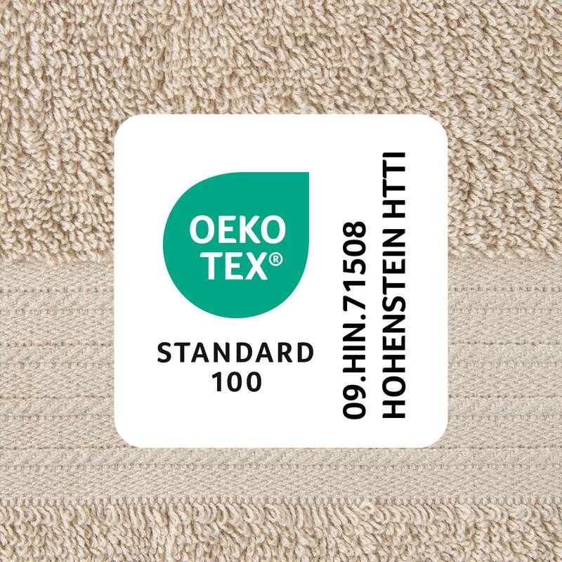 TOWN & COUNTRY EVERYDAY 6-Piece Assorted Solid Dobby Border Set, 2-Bath Towels, 2-Hand Towels, 2-Washcloths