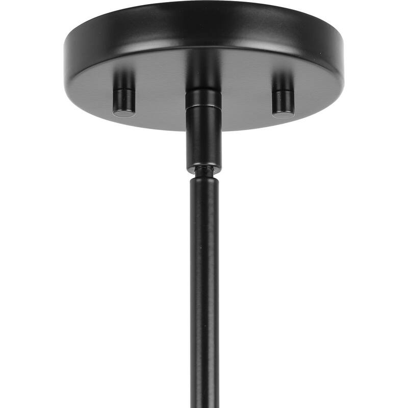 Arya Collection Eight-Light Matte Black Luxe Linear Chandelier - 40 in x 13 in x 10.75 in