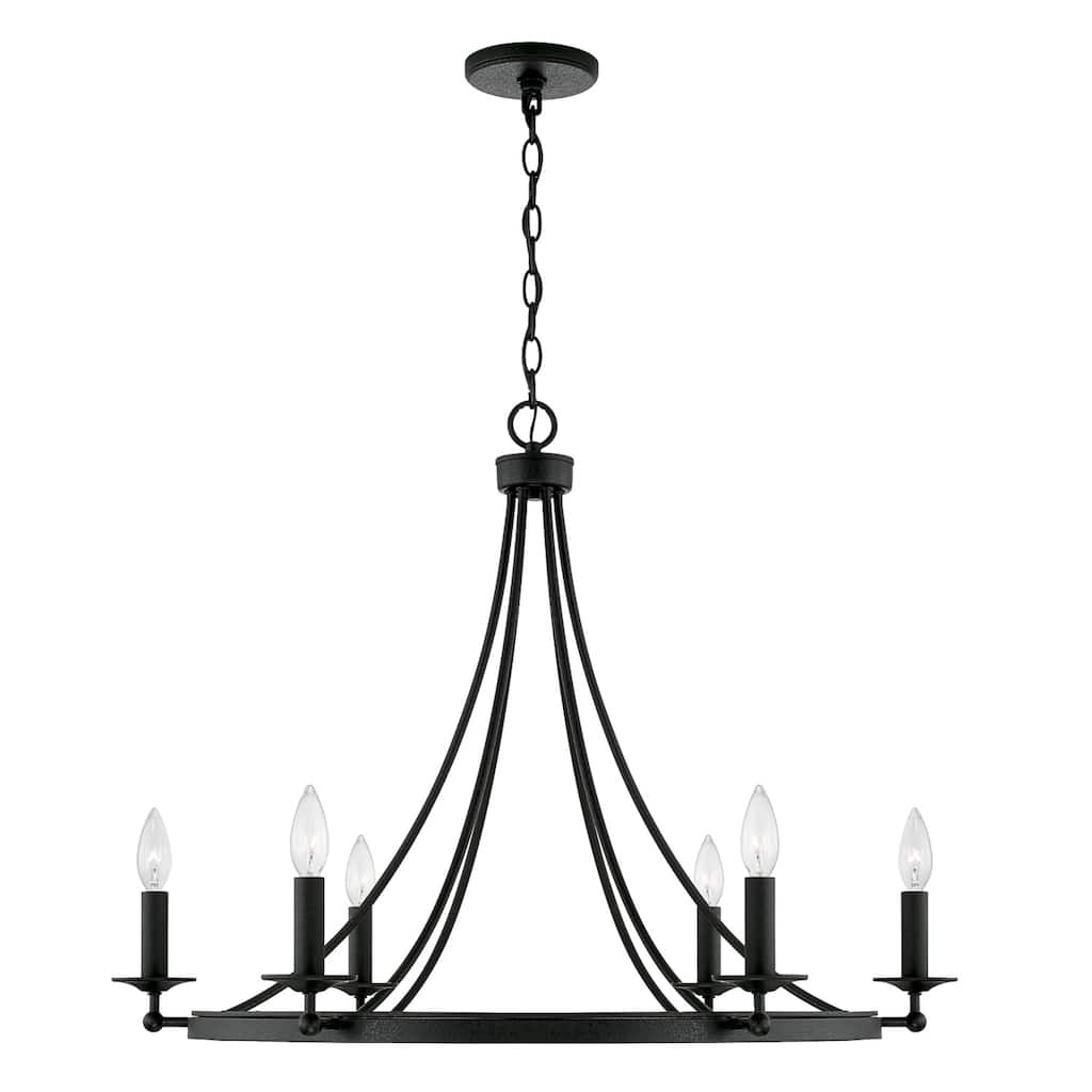 6-Light Hanging Chandelier