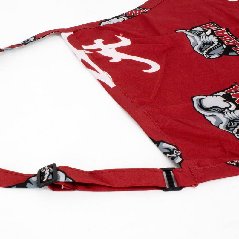 Alabama Crimson Tide Tailgating or Grilling Apron With 9" Pocket, Fully Adjustable