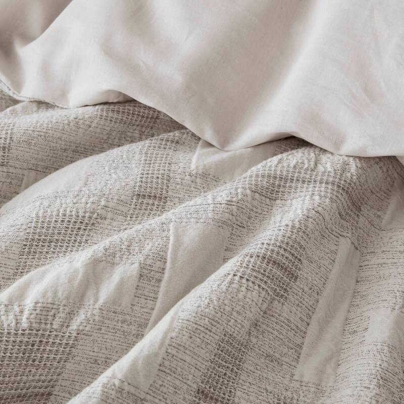 GDF Studio - Lyanna Cotton Jacquard 3-Piece Comforter Set with Artisanal Detailing