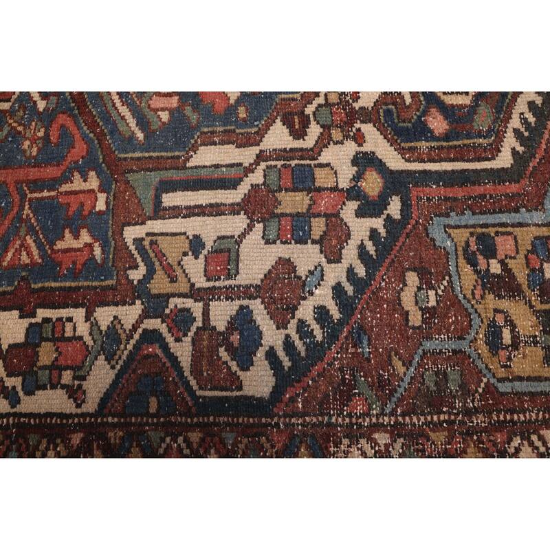 ECARPETGALLERY Hand-knotted Kayseri Vintage Brown Wool Rug - 3'11 x 6'2