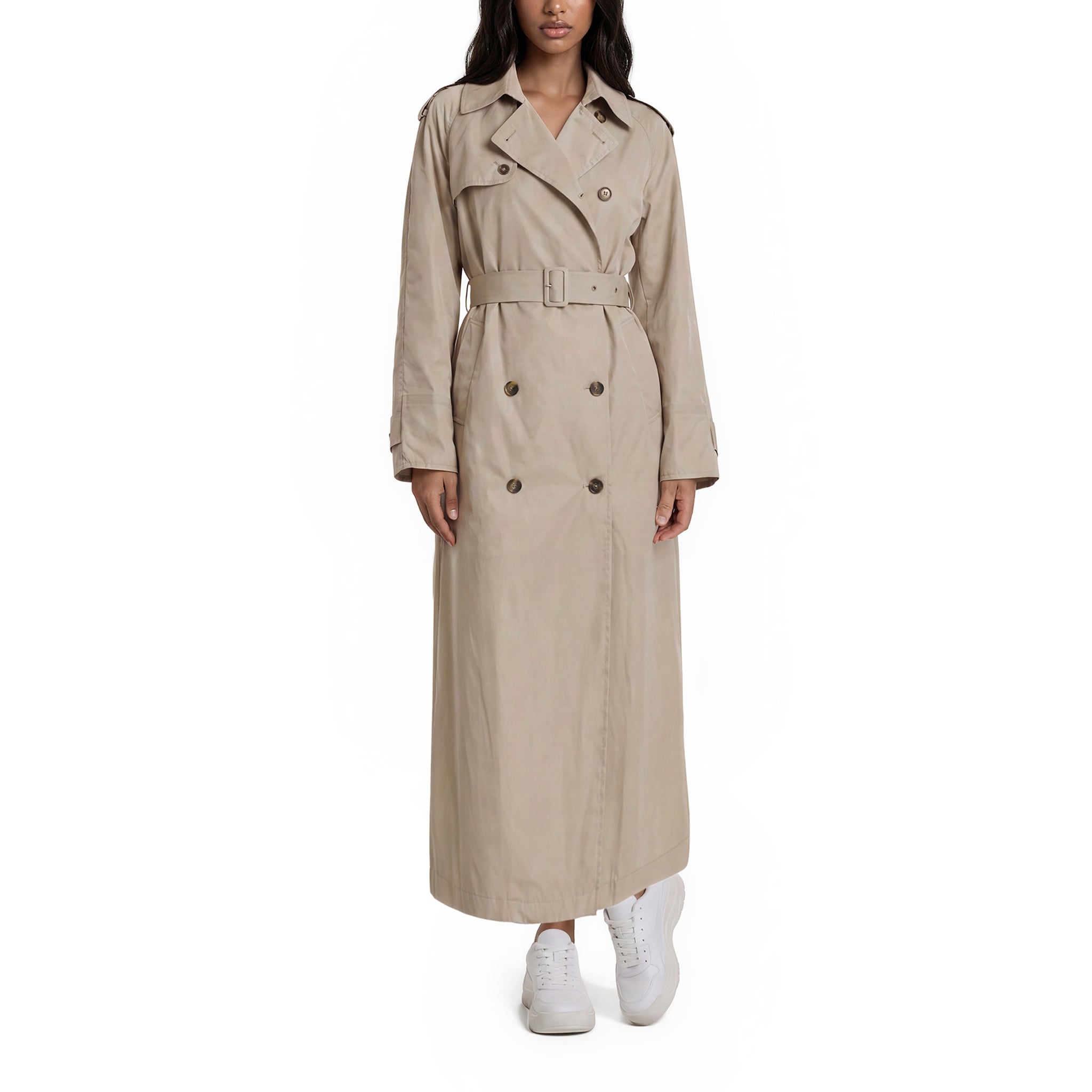Prada Light Technical Fabric Trench Coat - 44