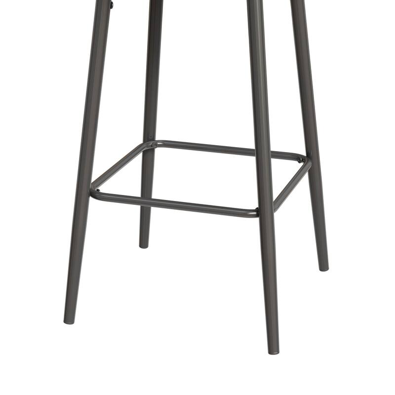 30 Inch Dining Chairs Set Of 2 Modern Style 360°Swivel Bar Chairs With Simple Design