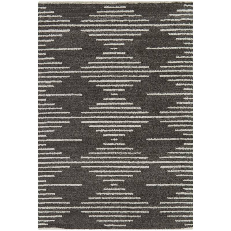 Keri Transitional Trellis Area Rug - 5'3" x 7' - Charcoal - Rectangle