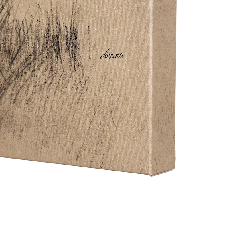 Tree Drawing III (45 x 60) Canvas Art Print