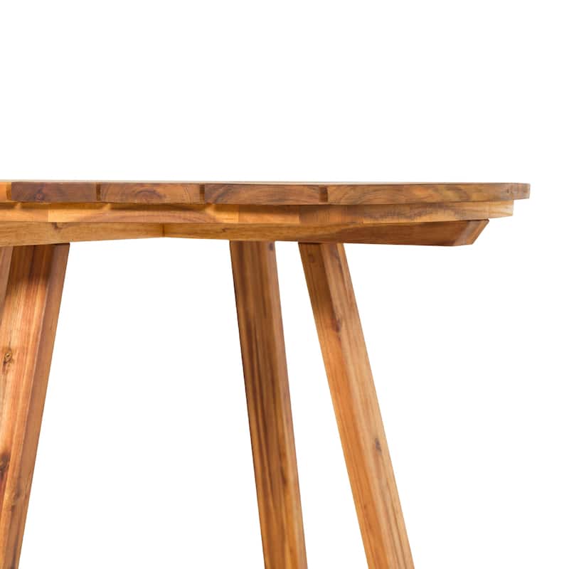 Middlebrook 36-inch Round Solid Wood Patio Dining Table