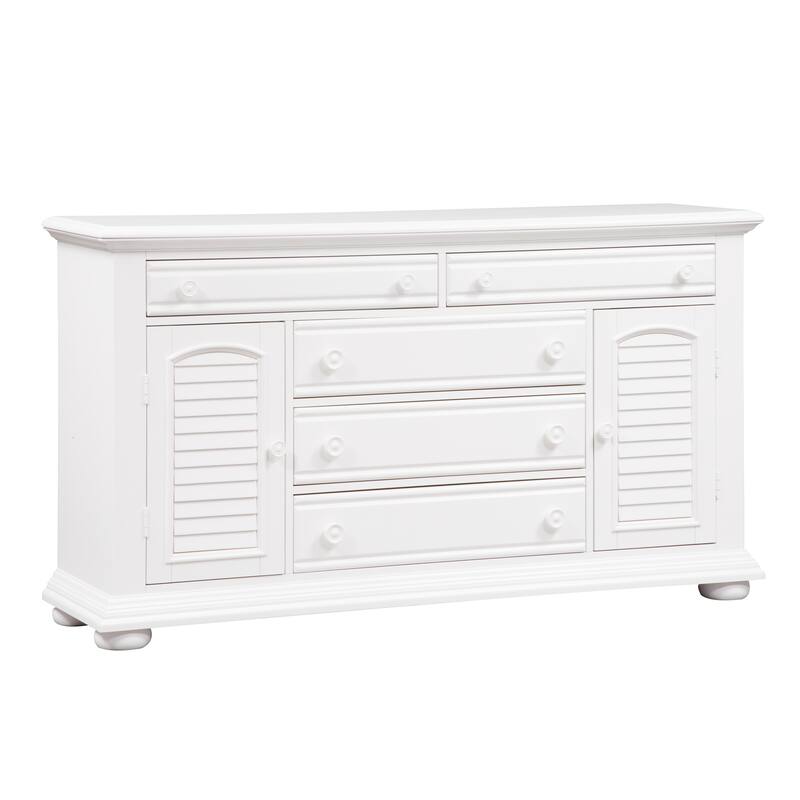 Summer House I Oyster White Dresser & Mirror